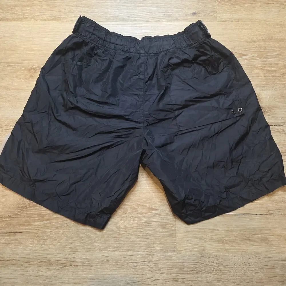 Off-White c/o Virgil Abloh Mens M Black Logo Nylon Swim Shorts Trunks Albania